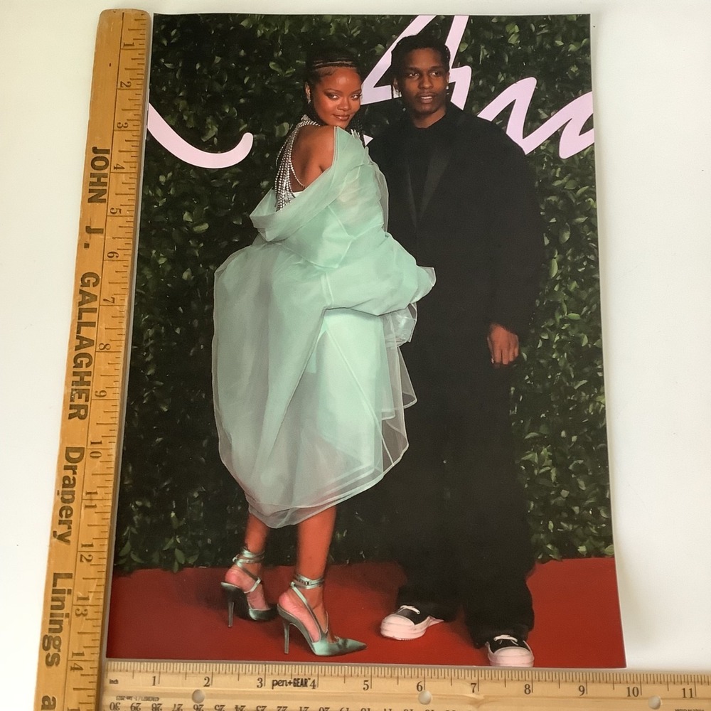 A$AP Rocky & Rihanna Poster Print Fashion Awards 2019‎ 14x10 Professional Inkjet
